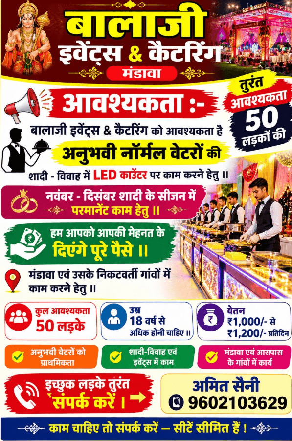 BALAJI INVEST & CATERING