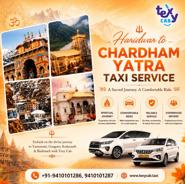 CHAAR DHAM YATRA TEXI SERVICE